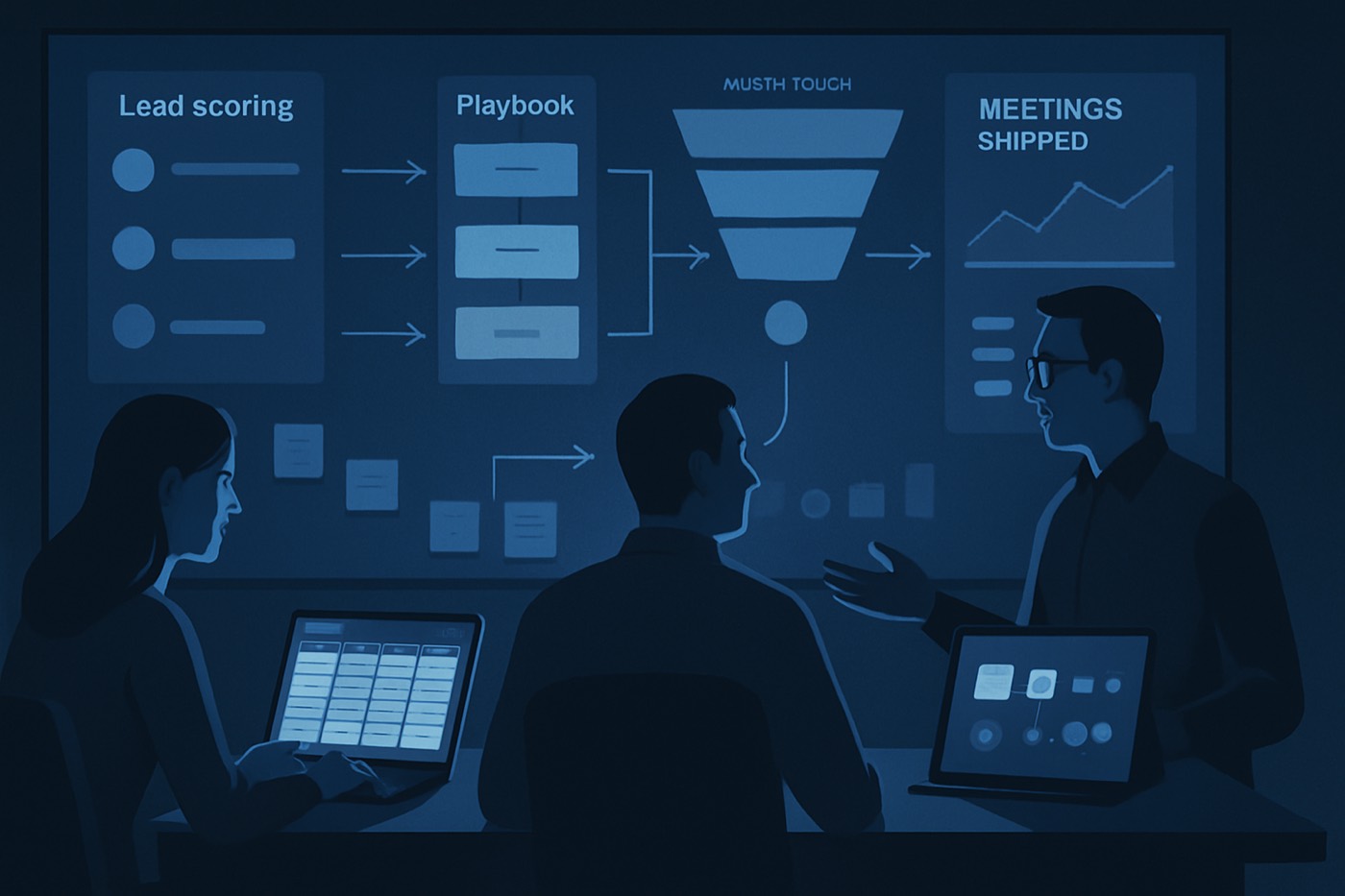 The Marketing-Led BDR Operating System: Shared Scoring, Shared Playbooks, Shared Attribution - Chronic Digital Blog
