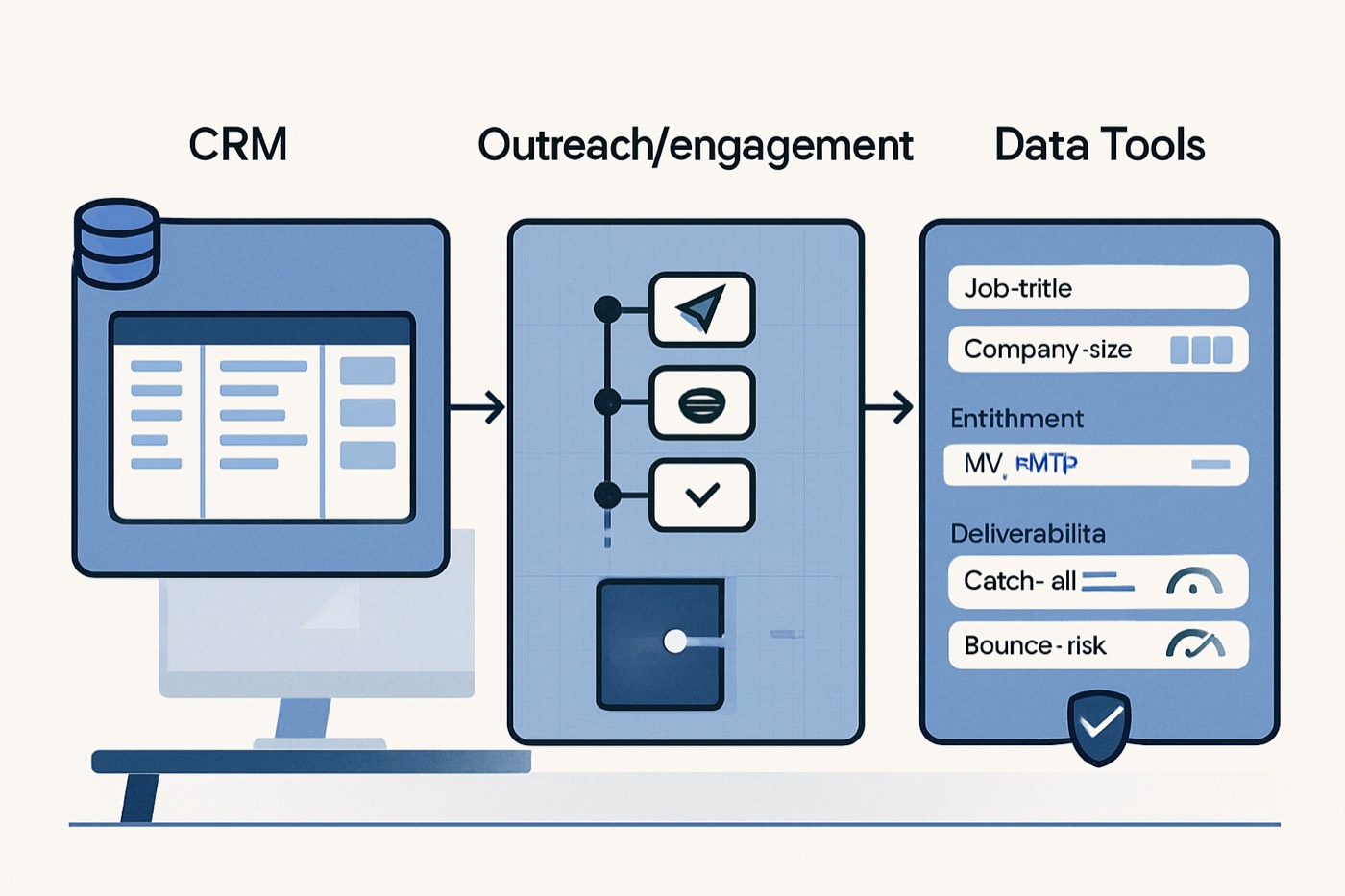 2026 Cold Email Stack: What Belongs in Your CRM vs Outreach Tools vs Data Tools - Chronic Digital Blog